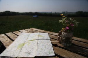 Pete's Field campsite in Kent is a great place to head out for walks on the North Downs Way
