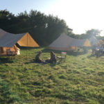 Bell tents at Pete's Field Kent campsite - aiming to be one of the best campsites in Kent
