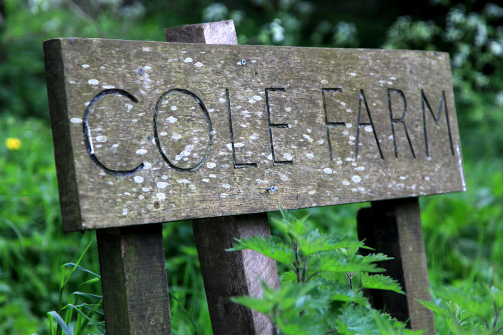 The entrance to Cole Farm in Paddlesworth is the location for Pete's Field pop-up campsite