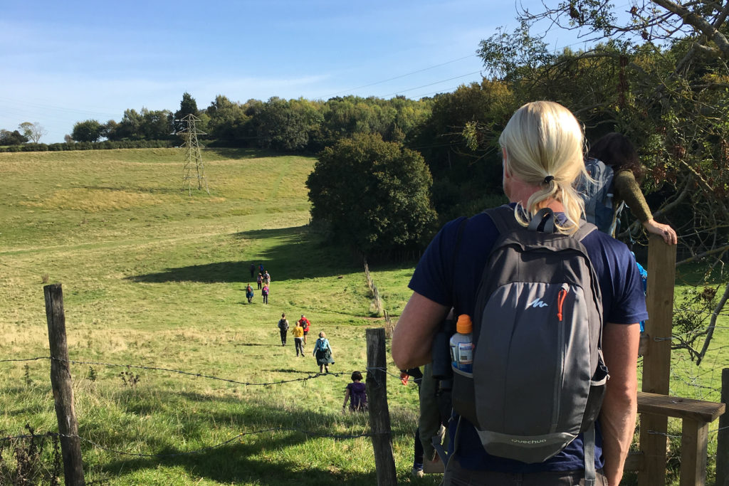 A weekend's camping and walking on the North Downs Way